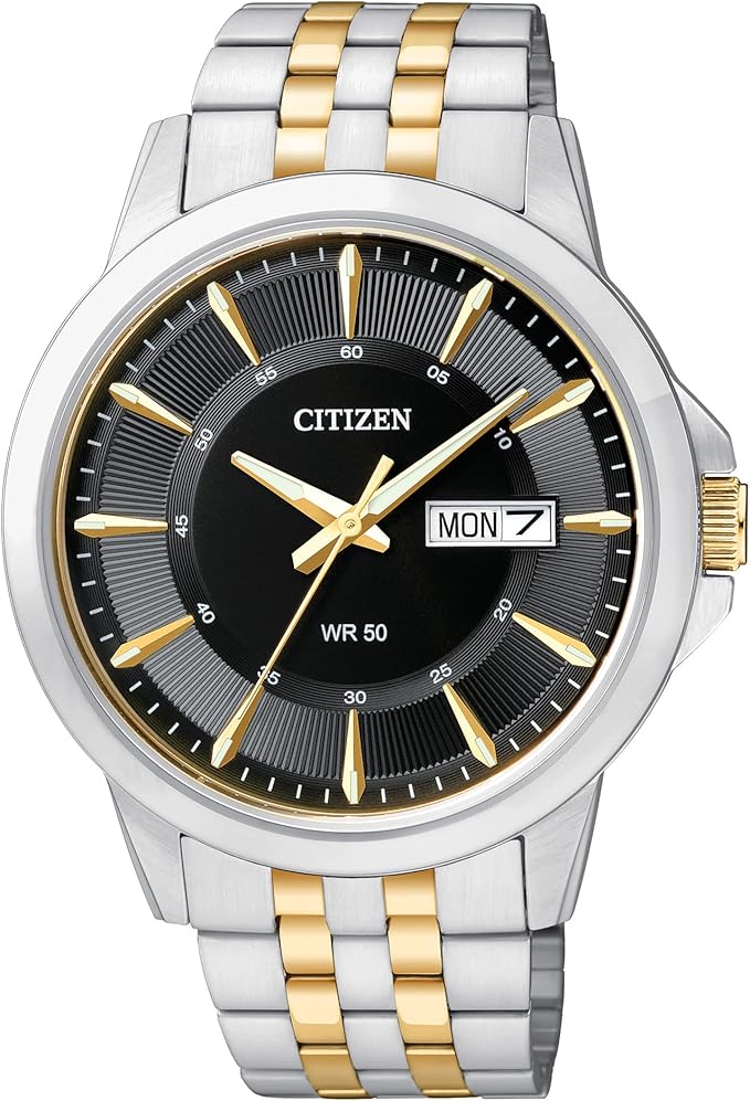 Citizen Quartz Mens Watch, Stainless Steel, Classic, Two-Tone