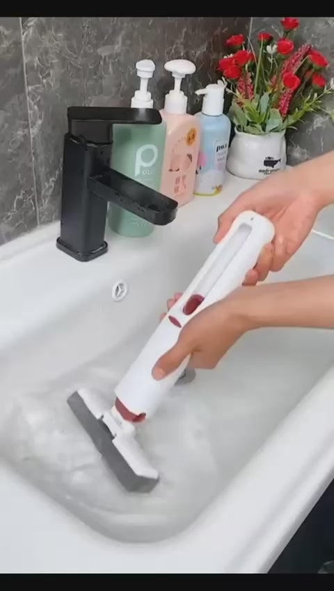 Portable Mini Squeeze Mop | Self-Squeezing Hands-Free Cleaning Tool